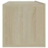 Kép 7/9 - Sonoma tölgy szerelt fa TV-szekrény 100 x 30 x 30 cm