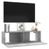 Kép 4/9 - Betonszürke szerelt fa TV-szekrény 100 x 30 x 30 cm
