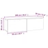 Kép 9/9 - Betonszürke szerelt fa TV-szekrény 100 x 30 x 30 cm