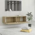 Kép 4/8 - Sonoma tölgy szerelt fa TV-szekrény 120 x 30 x 30 cm