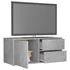 Kép 5/10 - Betonszürke szerelt fa TV-szekrény 80 x 34 x 36 cm