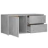 Kép 6/10 - Betonszürke szerelt fa TV-szekrény 80 x 34 x 36 cm