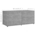 Kép 10/10 - Betonszürke szerelt fa TV-szekrény 80 x 34 x 36 cm