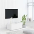 Kép 1/8 - Fehér szerelt fa TV-szekrény 80 x 34 x 30 cm