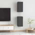 Kép 3/11 - 2 db szürke szerelt fa TV-szekrény 30,5 x 30 x 60 cm
