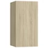 Kép 3/11 - 2 db sonoma tölgy szerelt fa TV-szekrény 30,5x30x60 cm