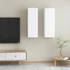 Kép 1/11 - 2 db fehér szerelt fa TV-szekrény 30,5 x 30 x 90 cm