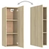 Kép 7/11 - 2 db sonoma tölgy szerelt fa TV-szekrény 30,5x30x90 cm