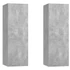 Kép 2/11 - 2 db betonszürke szerelt fa TV-szekrény 30,5 x 30 x 90 cm