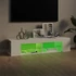 Kép 4/11 - Fehér TV-szekrény LED-lámpákkal 135 x 39 x 30 cm