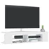 Kép 6/11 - Fehér TV-szekrény LED-lámpákkal 135 x 39 x 30 cm