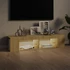 Kép 3/11 - Sonoma tölgy színű TV-szekrény LED-lámpákkal 135 x 39 x 30 cm