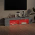 Kép 4/11 - Betonszürke TV-szekrény LED-lámpákkal 135 x 39 x 30 cm