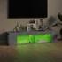 Kép 5/11 - Betonszürke TV-szekrény LED-lámpákkal 135 x 39 x 30 cm
