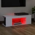 Kép 6/11 - Fehér TV-szekrény LED-lámpákkal 90 x 39 x 30 cm
