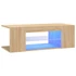 Kép 2/11 - Sonoma tölgy színű TV-szekrény LED lámpákkal 90 x 39 x 30 cm