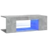 Kép 2/11 - Betonszürke TV-szekrény LED lámpákkal 90 x 39 x 30 cm