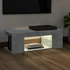 Kép 4/11 - Betonszürke TV-szekrény LED lámpákkal 90 x 39 x 30 cm