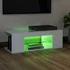 Kép 5/11 - Magasfényű fehér TV-szekrény LED lámpákkal 90 x 39 x 30 cm