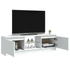 Kép 6/10 - Fehér TV-szekrény LED lámpákkal 120 x 30 x 35,5 cm