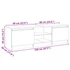 Kép 10/10 - Fehér TV-szekrény LED lámpákkal 120 x 30 x 35,5 cm