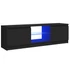 Kép 2/10 - Fekete TV-szekrény LED lámpákkal 120 x 30 x 35,5 cm