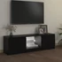 Kép 5/10 - Fekete TV-szekrény LED lámpákkal 120 x 30 x 35,5 cm