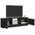 Kép 6/10 - Fekete TV-szekrény LED lámpákkal 120 x 30 x 35,5 cm