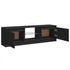 Kép 8/10 - Fekete TV-szekrény LED lámpákkal 120 x 30 x 35,5 cm