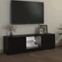 Kép 5/10 - Fekete TV-szekrény LED lámpákkal 120 x 30 x 36 cm