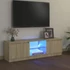 Kép 1/10 - Sonoma tölgy színű TV-szekrény LED lámpákkal 120x30x35,5 cm