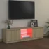 Kép 3/10 - Sonoma tölgy színű TV-szekrény LED lámpákkal 120x30x35,5 cm