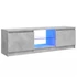 Kép 2/10 - Szürke TV-szekrény LED-világítással 120 x 30 x 35,5 cm