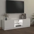 Kép 5/10 - Magasfényű fehér TV-szekrény LED lámpákkal 120 x 30 x 35,5 cm