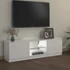 Kép 5/10 - Magasfényű fehér TV-szekrény LED lámpákkal 120 x 30 x 35,5 cm