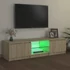 Kép 8/11 - Sonoma tölgy színű TV-szekrény LED lámpákkal 140x40x35,5 cm