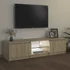 Kép 9/11 - Sonoma tölgy színű TV-szekrény LED lámpákkal 140x40x35,5 cm