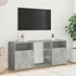 Kép 4/11 - Szürke TV-szekrény LED-világítással 120 x 30 x 50 cm
