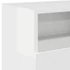 Kép 11/11 - Magasfényű fehér TV-szekrény LED lámpákkal 120 x 30 x 50 cm