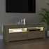 Kép 4/11 - Sonoma tölgy színű TV-szekrény LED-lámpákkal 120 x 35 x 40 cm