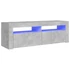 Kép 2/11 - Betonszürke TV-szekrény LED-világítással 120 x 35 x 40 cm