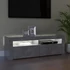 Kép 4/11 - Betonszürke TV-szekrény LED-világítással 120 x 35 x 40 cm