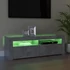 Kép 6/11 - Betonszürke TV-szekrény LED-világítással 120 x 35 x 40 cm