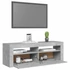 Kép 7/11 - Betonszürke TV-szekrény LED-világítással 120 x 35 x 40 cm