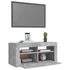 Kép 6/11 - Betonszürke TV-szekrény LED-világítással 90 x 35 x 40 cm