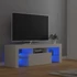 Kép 1/11 - Fehér TV-szekrény LED-lámpákkal 120 x 35 x 40 cm