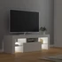Kép 11/11 - Fehér TV-szekrény LED-lámpákkal 120 x 35 x 40 cm