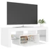 Kép 8/11 - Fehér TV-szekrény LED-lámpákkal 120 x 35 x 40 cm