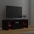 Kép 11/11 - Fekete TV-szekrény LED-világítással 120 x 35 x 40 cm