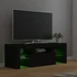 Kép 10/11 - Fekete TV-szekrény LED-világítással 120 x 35 x 40 cm